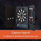 Fat Cat Mercury Electronic Dartboard, 13.5" Compact Target