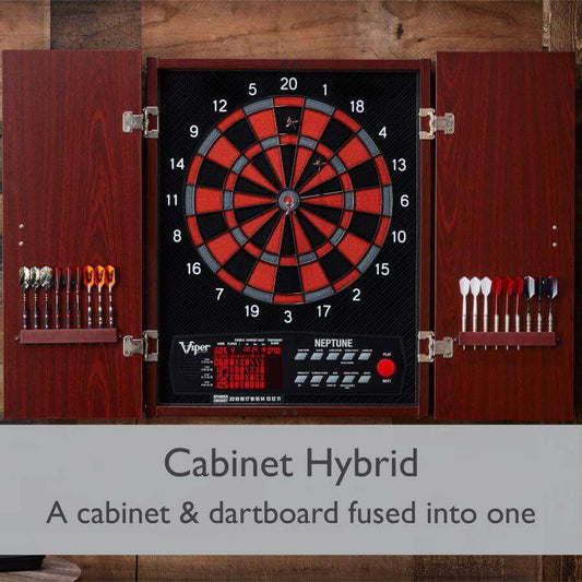 Viper Neptune Electronic Dartboard And Cabinet 15.5"
