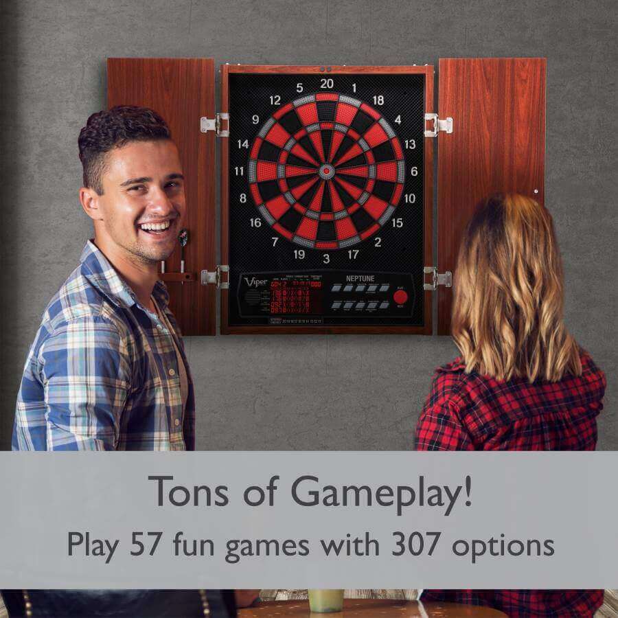 Viper Neptune Electronic Dartboard Cabinet Hybrid